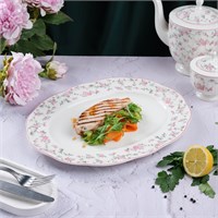 Блюдо овальное 34*27 cм,фарфор 