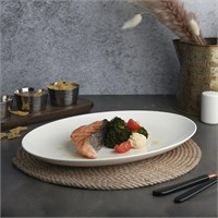 Блюдо овальное 31*22,2 см, h=2.8 см, фарфор 