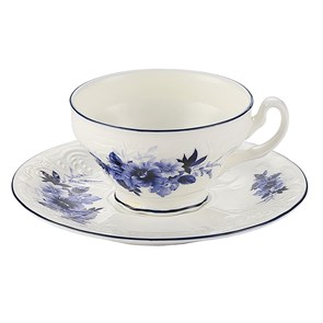 Кофейная пара 100мл, коллекция "Blue Flower"  P.L. Proff Cuisine 34062