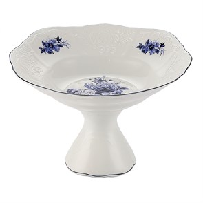 Блюдо на ножке,десертное 31 см,коллекция "Blue Flower"  P.L. Proff Cuisine 34068