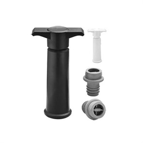 Помпа вакуумная для вина + 2 пробки, P.L. - BarWare 2967