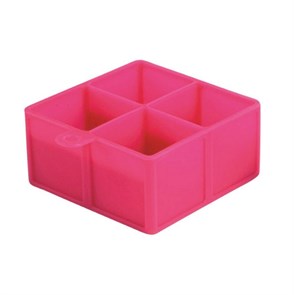 Форма для льда силиконовая "Куб", 45*45 мм, 4 ячейки, P.L. - BarWare 2972