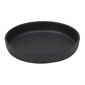 Блюдо,тарелка меламиновая  12*2,6см  P.L. BLACK FINISH 35075