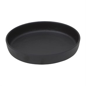 Блюдо,тарелка меламиновая 16.4*3.3см  P.L. BLACK FINISH 35076