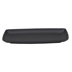 Блюдо,тарелка меламиновая 24*11*2.6см  P.L. BLACK FINISH 35079
