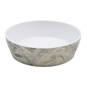 Салатник меламиновый 18*5.3см  P.L. STREAMER GREY 35092