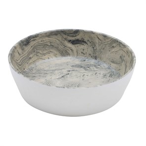 Салатник меламиновый 18*5.3см  P.L. STREAMER GREY 35096