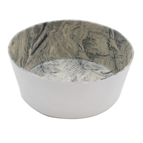 Салатник меламиновый 24*10см  P.L. STREAMER GREY 35097