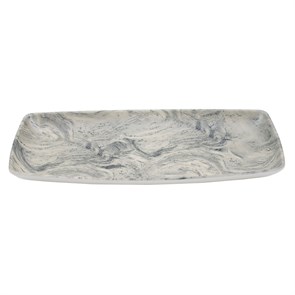 Блюдо меламиновое 29*14*2.7см  P.L. STREAMER GREY 35099