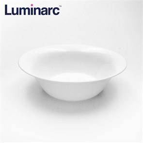 Салатник (тарелка глубокая) Luminarc Everyday d 18 см, 600 мл, стеклокерамика, белый цвет, ARC 35666