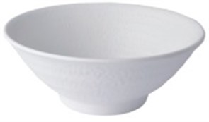 Миска под лапшу белая, меламин, 1,3 л, d= 21 см, h=8 см,  P.L. 36623
