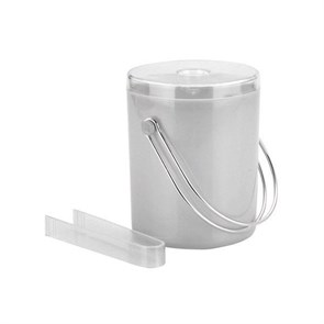 Ведерко для льда + щипцы 1,75 л, поликарбонат, P.L. - BarWare 2996