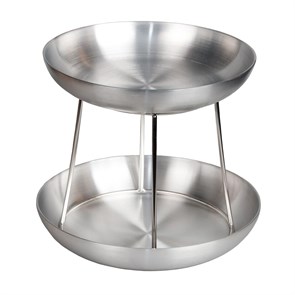 Блюдо металлическое 2-х ярусное 22/24/H=46 см, P.L. Proff Cuisine 37657