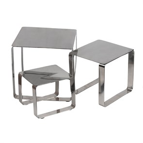 Набор подставок для блюд, 3 шт, 16/18/20 см, металл, P.L. Proff Cuisine 37673