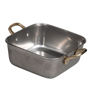Мини-сковородка, 800 мл, 14*14 см, h=5.5 см, нержавейка  P.L. 37693