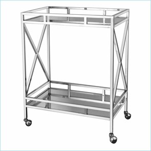 Тележка сервировочная,нержавеющая сталь 75*45*97 см.  P.L.--Hotelware 37929