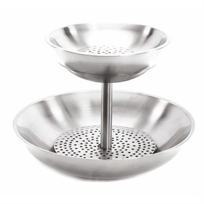 Стойка 2-х ярусная для подачи морепродуктов 40*40*33 см  P.L.--Hotelware 37936