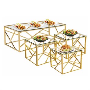 Набор из 3-х подставок для выкладки (51*15*9/56*20*13/61*25*17 см)  P.L.--Hotelware 37938