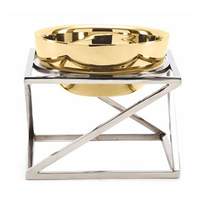 Подставка для выкладки+металлический салатник 23*23*20 см  P.L.--Hotelware 37945