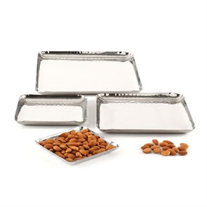 Поднос металлический 12,75*12,75*1,5 см   P.L.--Hotelware 38140