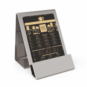 Подставка металлическая для рекламы,меню и т.д   P.L.--Hotelware 38152