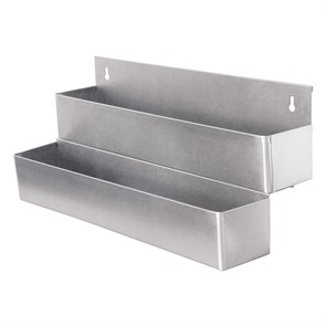 Подставка барная, 2 яруса, на 20 бутылок, 107*21*25 см, нержавейка, P.L. - BarWare 3040