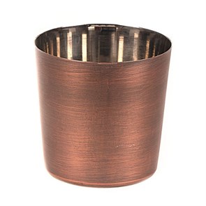 Стакан Antique Copper для подачи 400 мл, d 8,5 см, h 8,5 см, нержавейка, P.L. Proff Cuisine 3049