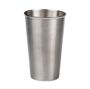 Стакан для коктейлей 400 мл, металлический,d верх 8,5 см,d низ 6 см P.L. - BarWare King 3052
