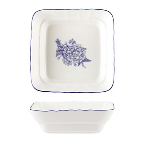 Салатник квадратный 25*25 см, р=9 см, коллекция "Sea Flower"  P.L. 39403