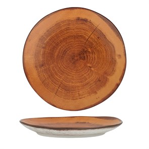 Тарелка d=21 см, фарфор P.L. cерия  WOOD-FUSION 39776