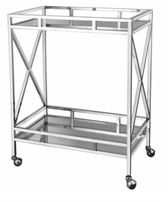 Тележка сервировочная,нержавеющая сталь 75*45*103 см.  P.L.--Hotelware 40406