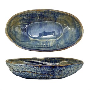 Блюдо 5,5 л, 51*29 см, h=12см, фарфор,серия "Aqua Blue",  P.L. - Proff Cuisine 41023