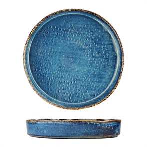 Тарелка с бортом d=26см, h=4.8см, 1,5 л, фарфор,серия "Aqua Blue" P.L. 41028