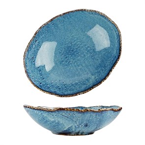 Салатник овальный 25,5*20*6,5 см, 1,150 мл, фарфор,серия "Aqua Blue" P.L. 41037
