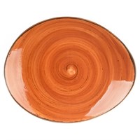 Тарелка Fusion Brown Shore 24,5*20 см, P.L. Proff Cuisine 1177