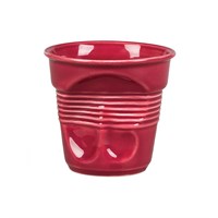 Чашка кофейная Barista (Бариста) "мятая" 140 мл бордо, h 7 см, P.L. Proff Cuisine 1217