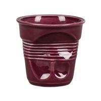 Чашка для капучино Barista (Бариста) "мятая" 225 мл фиолетовая, h 8,5 см, P.L. Proff Cuisine 1221