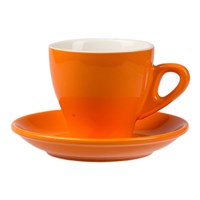 Кофейная пара Barista (Бариста) 280 мл, оранжевый цвет, P.L. Proff Cuisine (кор= 36 шт) 1245