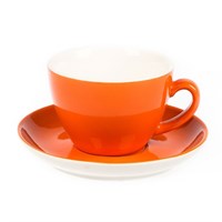 Чайная пара Barista (Бариста) 300 мл, оранжевый цвет, P.L. Proff Cuisine 1262