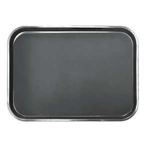 Поднос прорезиненный черный 45,5*35,5 см, пластик, P.L. - BarWare 3168