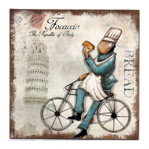 Картина "Focaccia", р-р 50*50*4,5 см, P.L. Proff Cuisine 3179