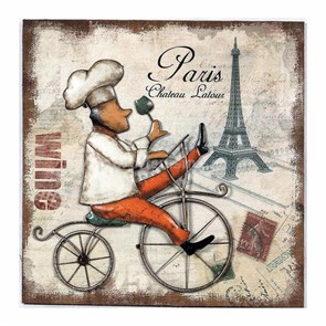 Картина "Paris" 50*50*4,5 см, P.L. Proff Cuisine 3180