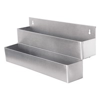 Подставка барная, 2 яруса, на 20 бутылок, 107*21*25 см, нержавейка, P.L. - BarWare 3040