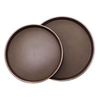 Поднос круглый,коричневый,прорезиненный d=40 см, P.L. - BarWare 3145