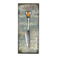 Картина "Knife" 60*25*4,5 см 3172