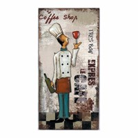 Картина "Coffee Shop" 70*35*4,5 см, P.L. Proff Cuisine 3176