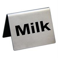 Табличка "Milk" 5*4 см, сталь, P.L. Proff Cuisine 3198