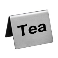 Табличка "Tea" 5*4 см, сталь, P.L. Proff Cuisine 3199