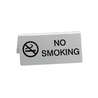 Табличка настольная "NO SMOKING" 12*5 см, нержавейка, P.L. Proff Cuisine 3204