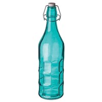 Бутылка голубая с крышкой 1 л, стекло, P.L. Proff Cuisine 3587